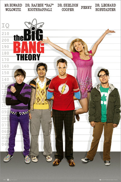 Big Bang Theory (Line-Up) Poster