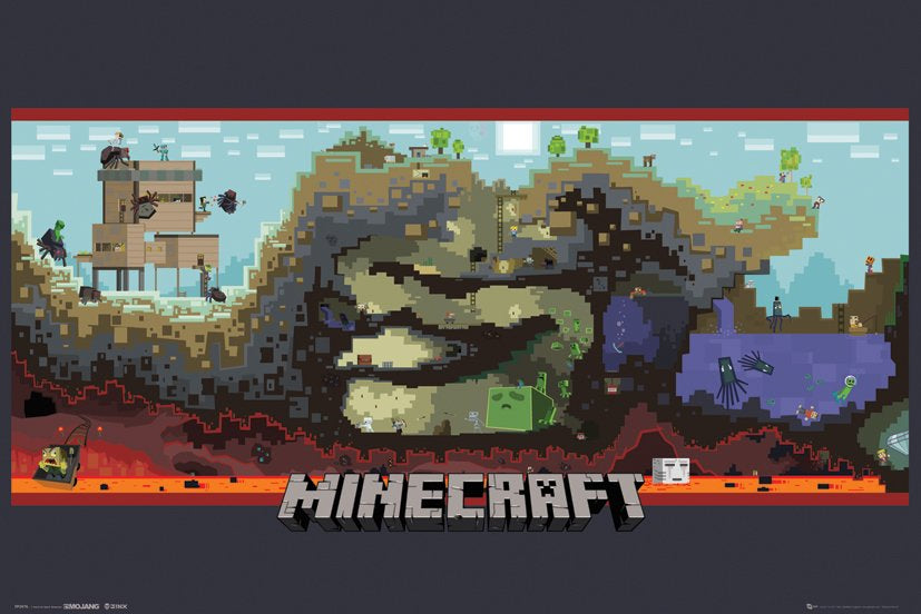 Minecraft (Underground) Poster