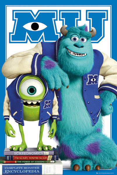 Monsters University (Mike & Sulley) Poster