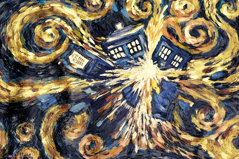 Doctor Who (Exploding Tardis) Poster