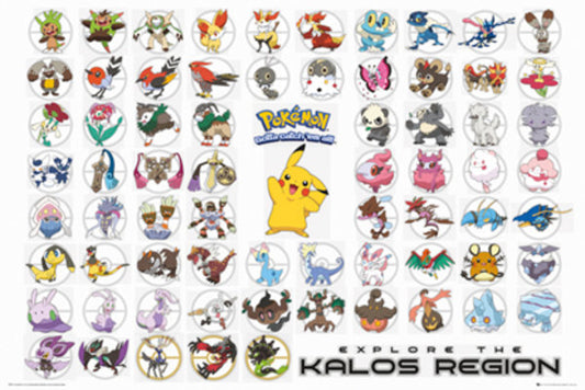 Pokemon (Kalos Region) Poster