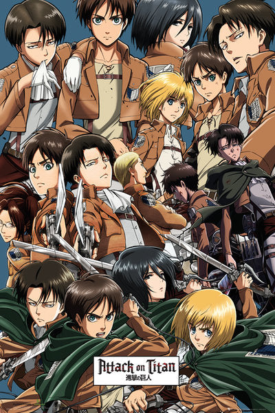 Attack On Titan (Collage) Poster