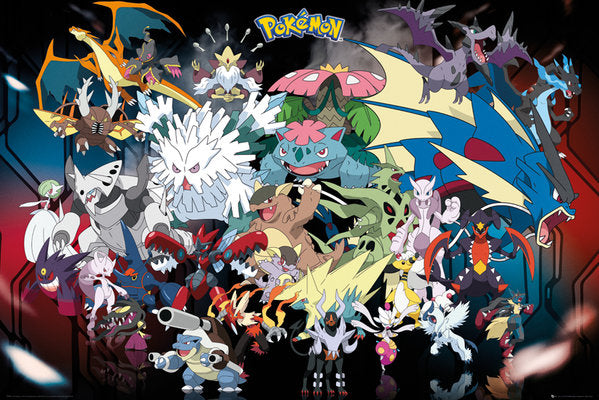 Pokemon (Mega) Poster