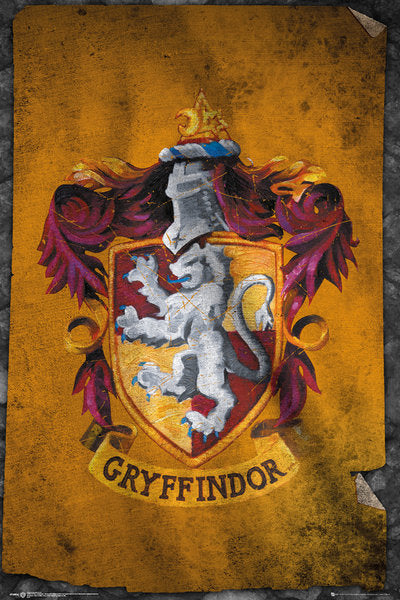 Harry Potter (Gryffindor Flag) Poster