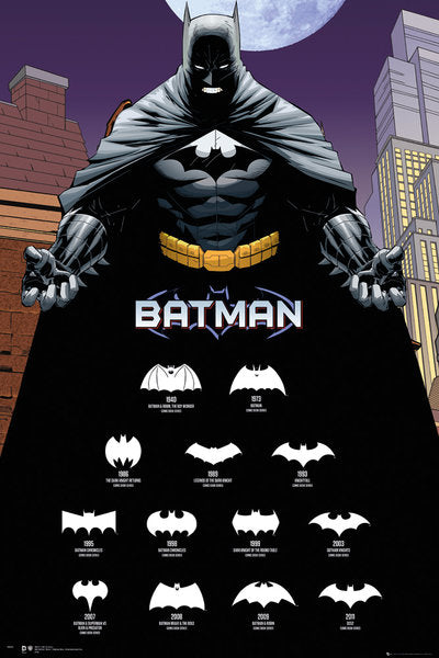 Batman (Bat Logos) Poster