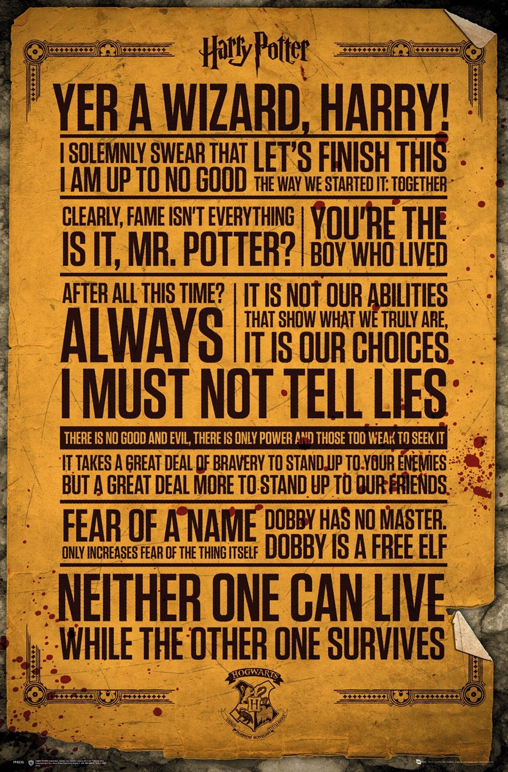 Harry Potter (Quotes) Poster