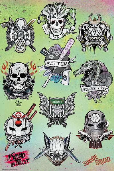 Suicide Squad (Tattoo Parlour) Poster
