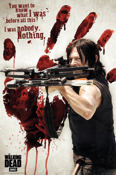 Walking Dead (Daryl Bloody Hand) Poster