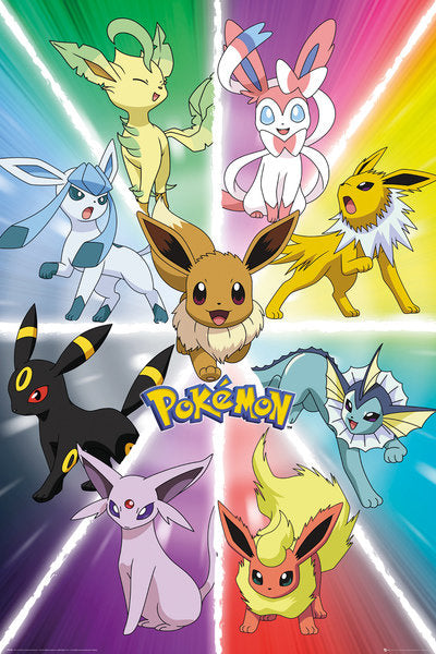 Pokemon (Eevee Evolution) Poster