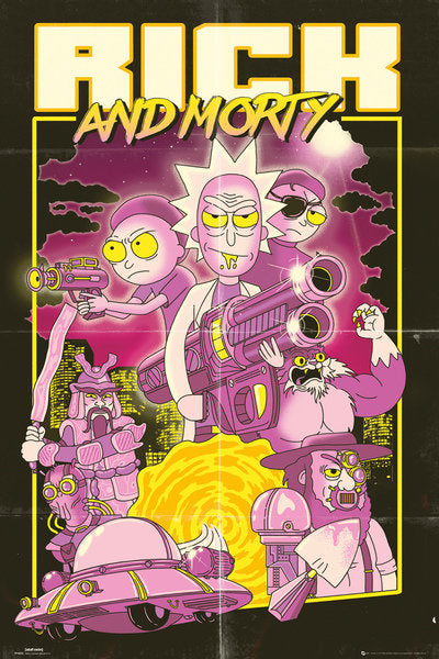 Rick and Morty (Action Movie) Poster