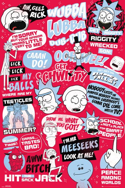 Rick and Morty (Quotes) Poster