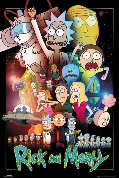Rick and Morty (Wars) Poster