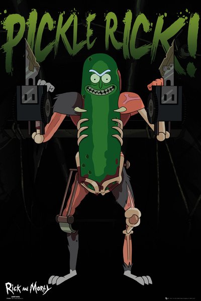 Rick and Morty (Pickle Rick) Poster