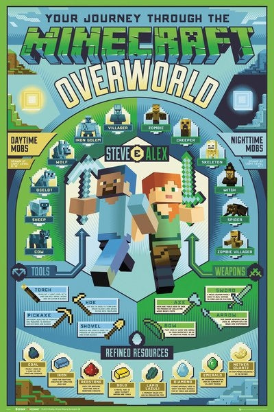 Minecraft (Overworld Biome) Poster