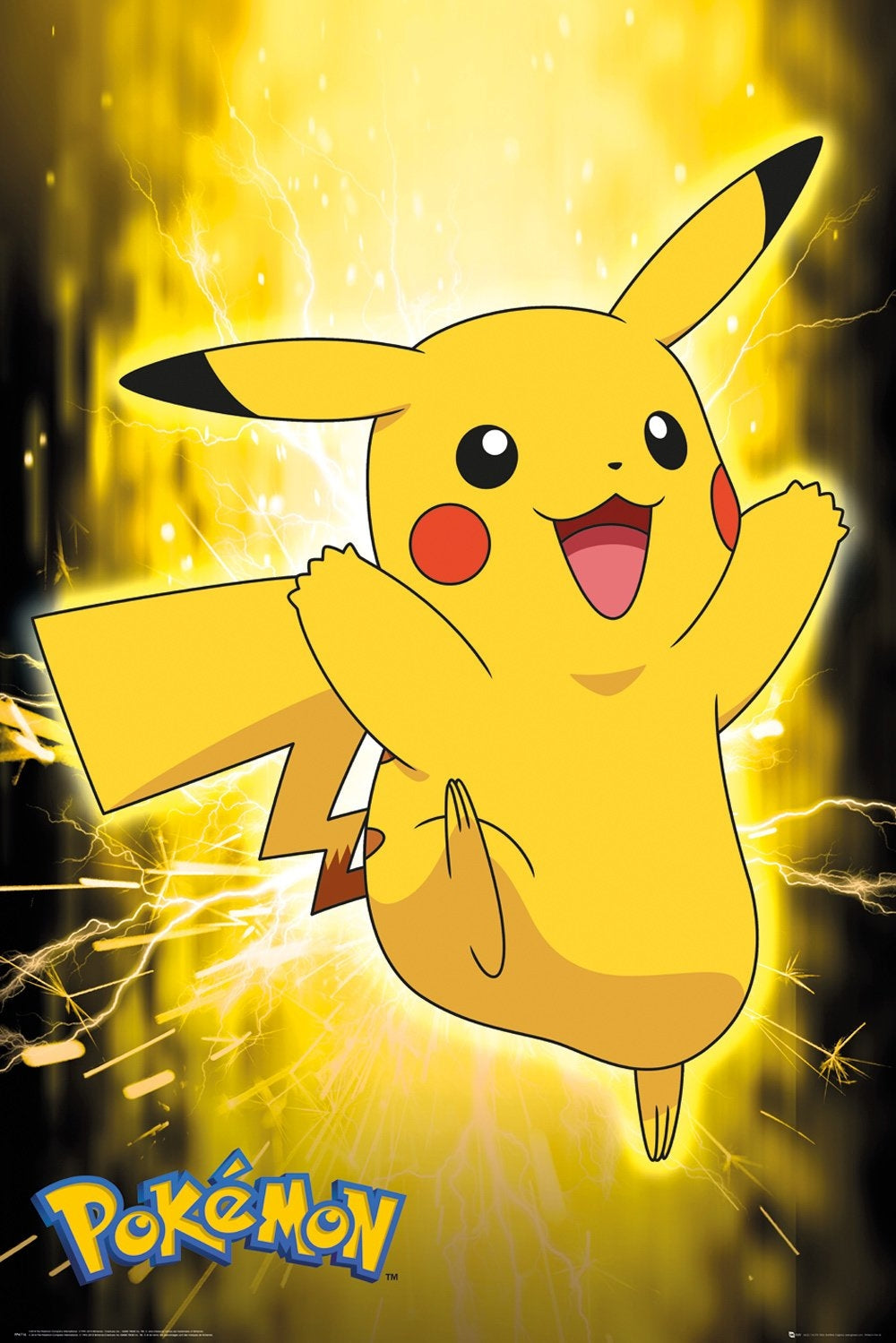 Pokemon (Pikachu Neon) Poster