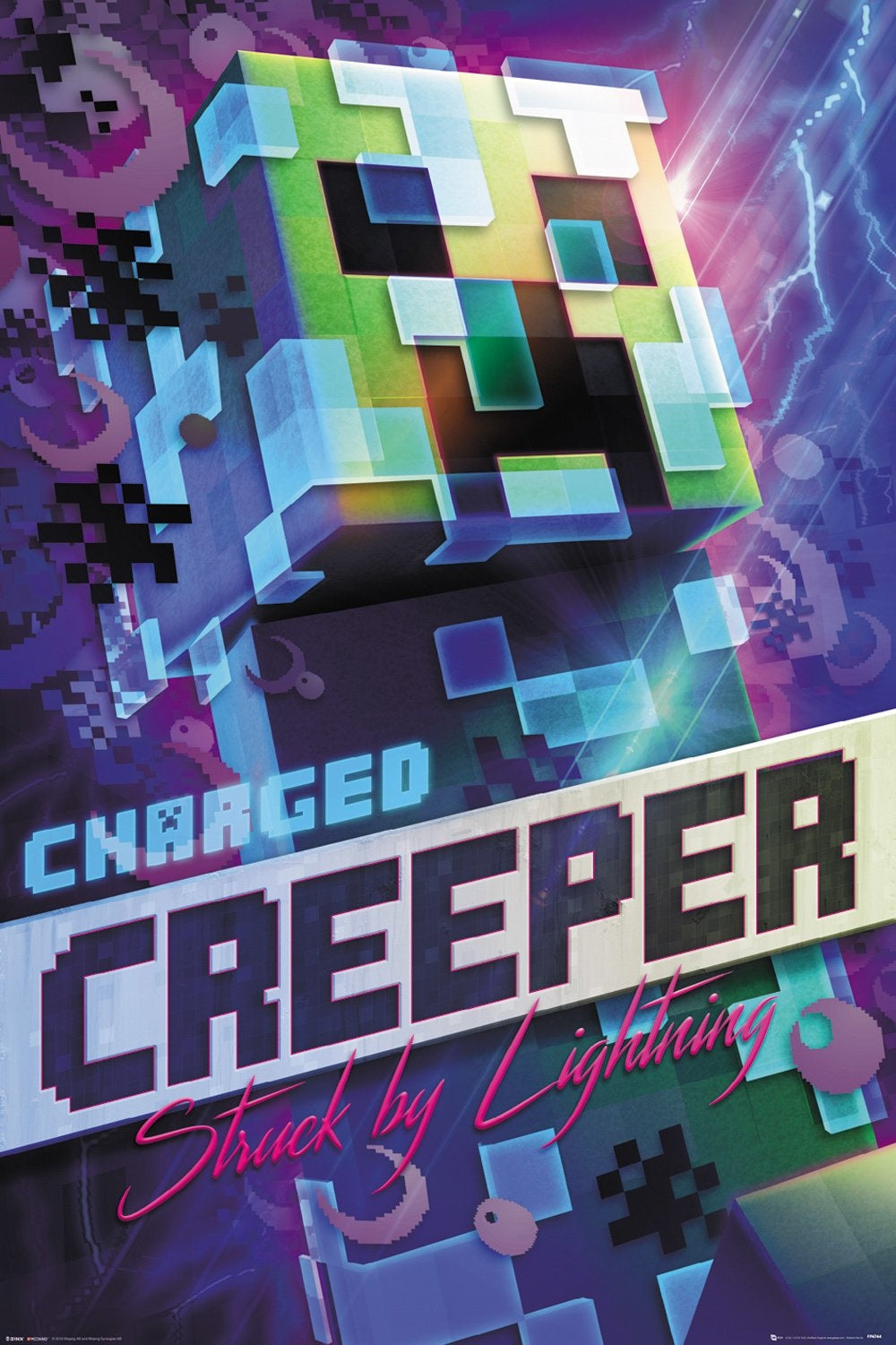 Minecraft (Charged Creeper) Poster