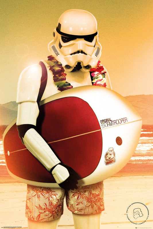 Star Wars Original Stormtrooper Surf Poster
