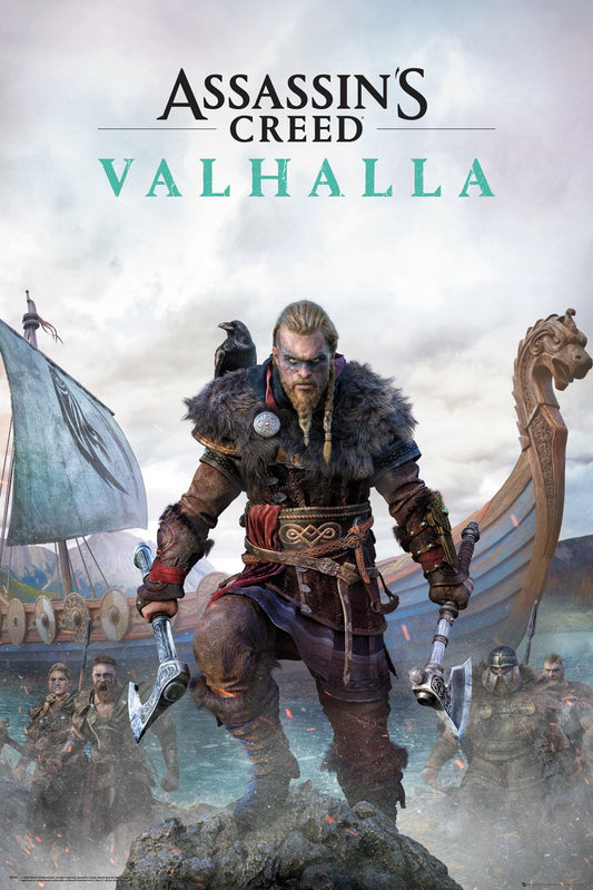 Assassins Creed Valhalla (Cover) Poster