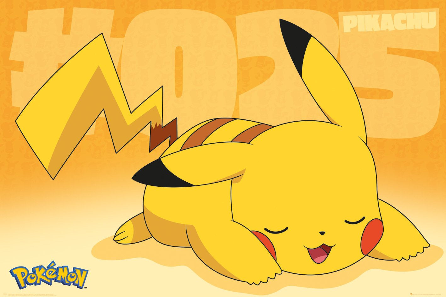 Pokemon (Pikachu Asleep) Poster