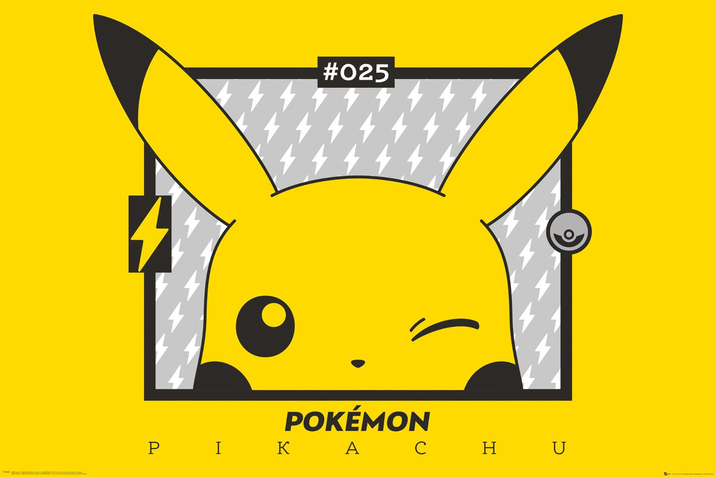 Pokemon (Pikachu Winking) Poster