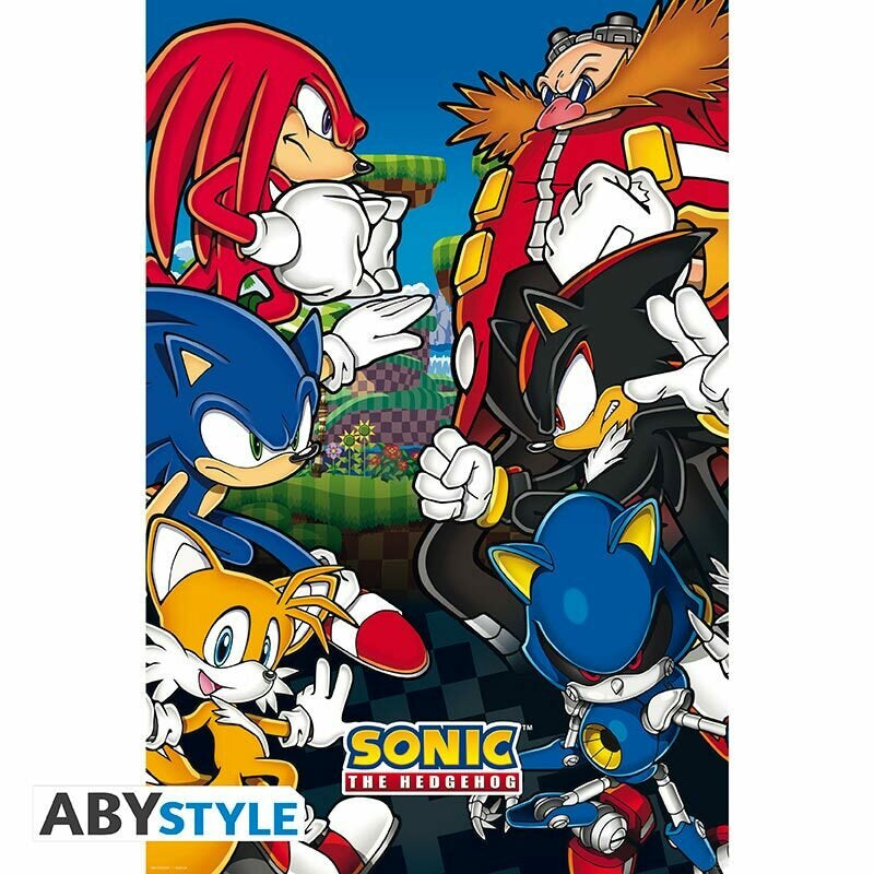 Sonic The Hedgehog (Group) Poster