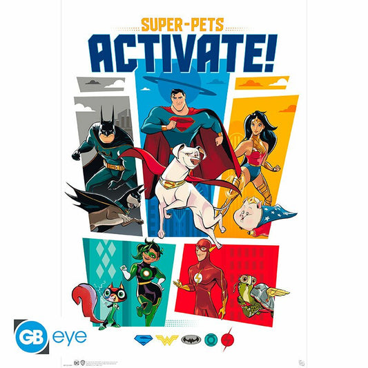 DC Comics (League of Superpets Activate) Poster