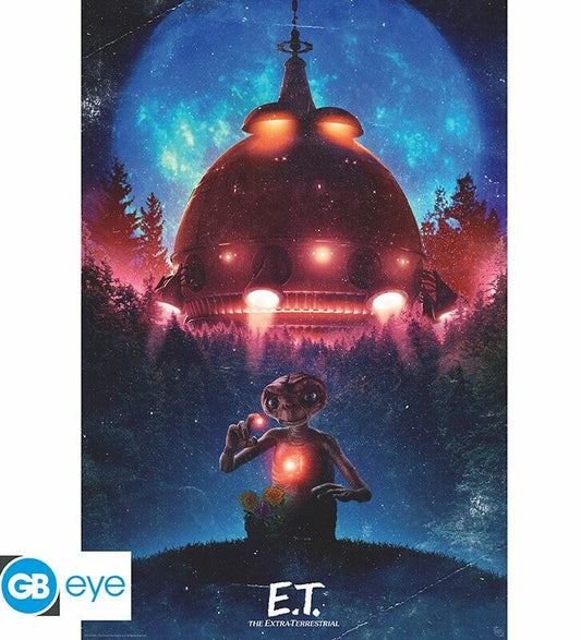 ET The Extra Terrestrial (Spaceship) Poster