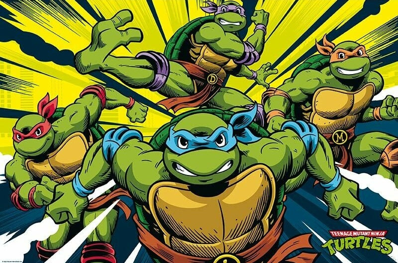 Teenage Mutant Ninja Turtles (In Action) Poster