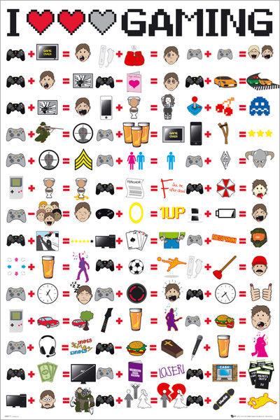 I Love Gaming Poster