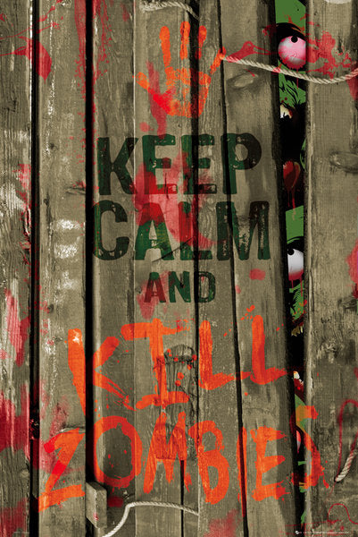 Keep Calm & Kill Zombies Poster