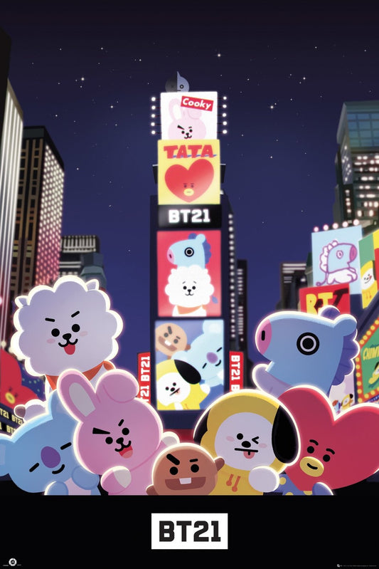 BT21 (Times Square) Poster