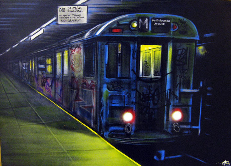 Kelzo Graffiti Art Poster - Old Skool NYC Subway