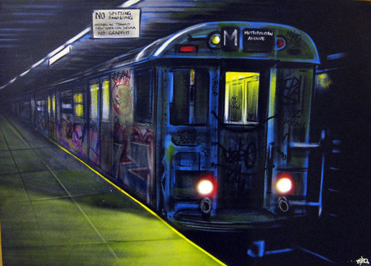 Kelzo Graffiti Art Poster - Old Skool NYC Subway