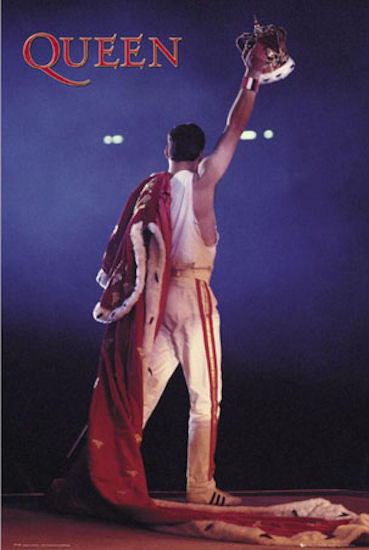 Queen Freddie Mercury Crown Poster