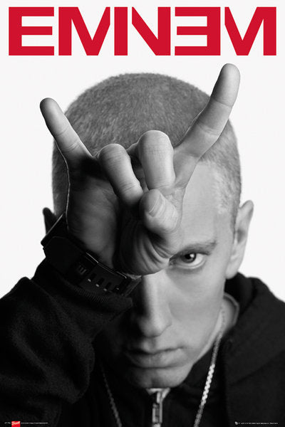 Eminem Horns Poster