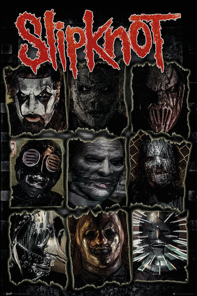 Slipknot (Masks Gray Chapter) Poster