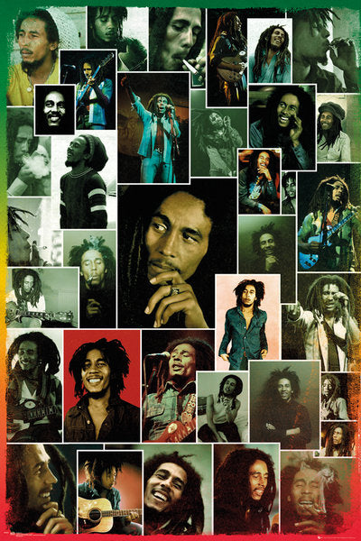 Bob Marley (Photo Collage) Poster