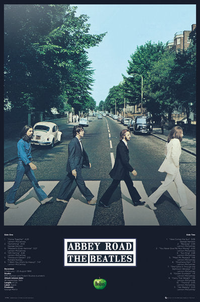 Beatles Abbey Road (Tracks) Poster
