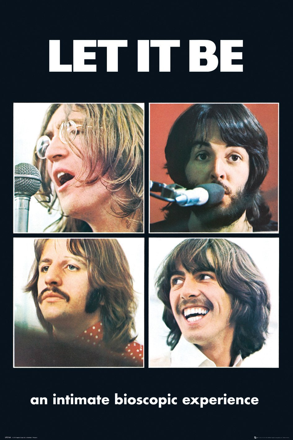 The Beatles (Let It Be - Bioscopic) Poster