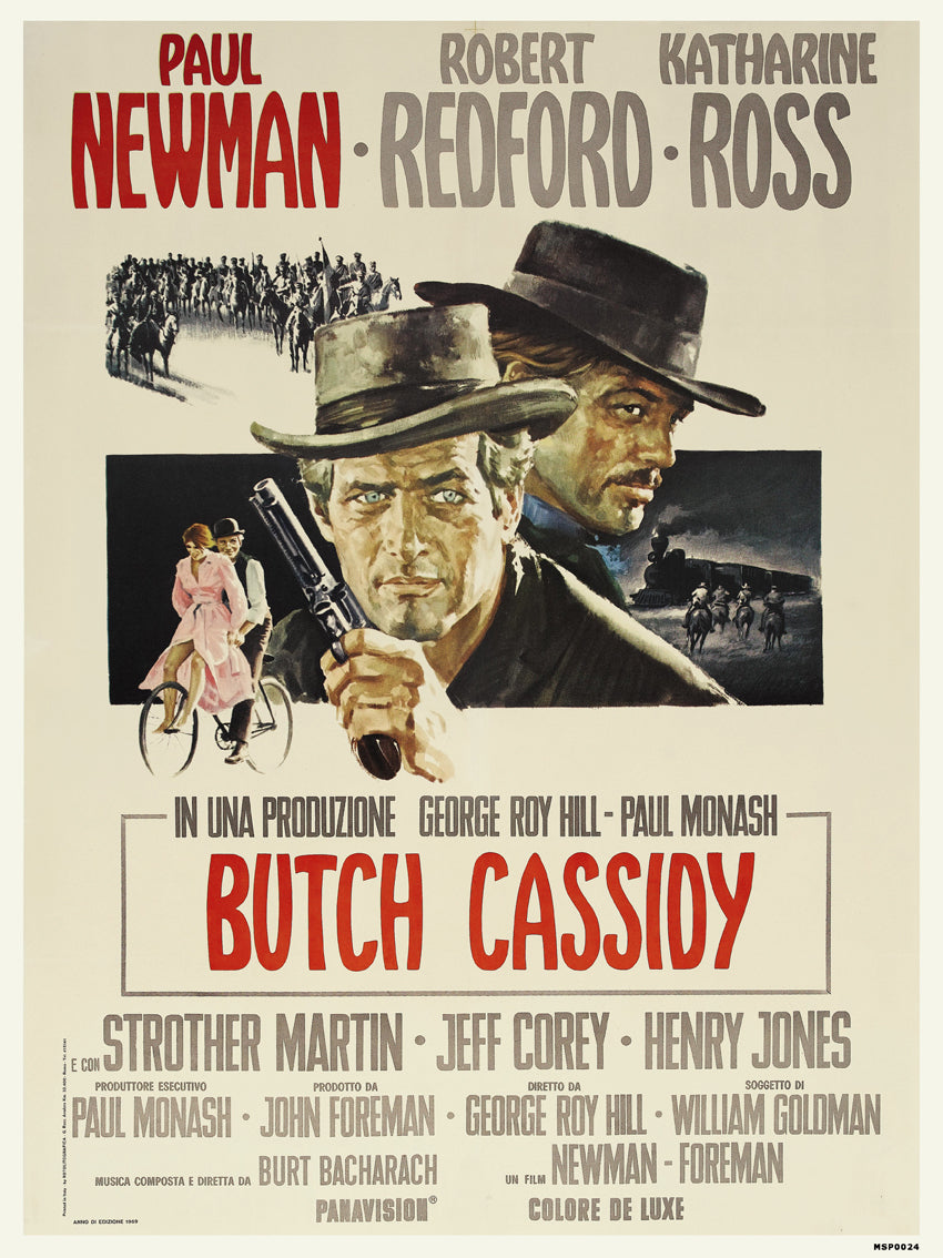 Butch Cassidy And The Sundance Kid Film Print