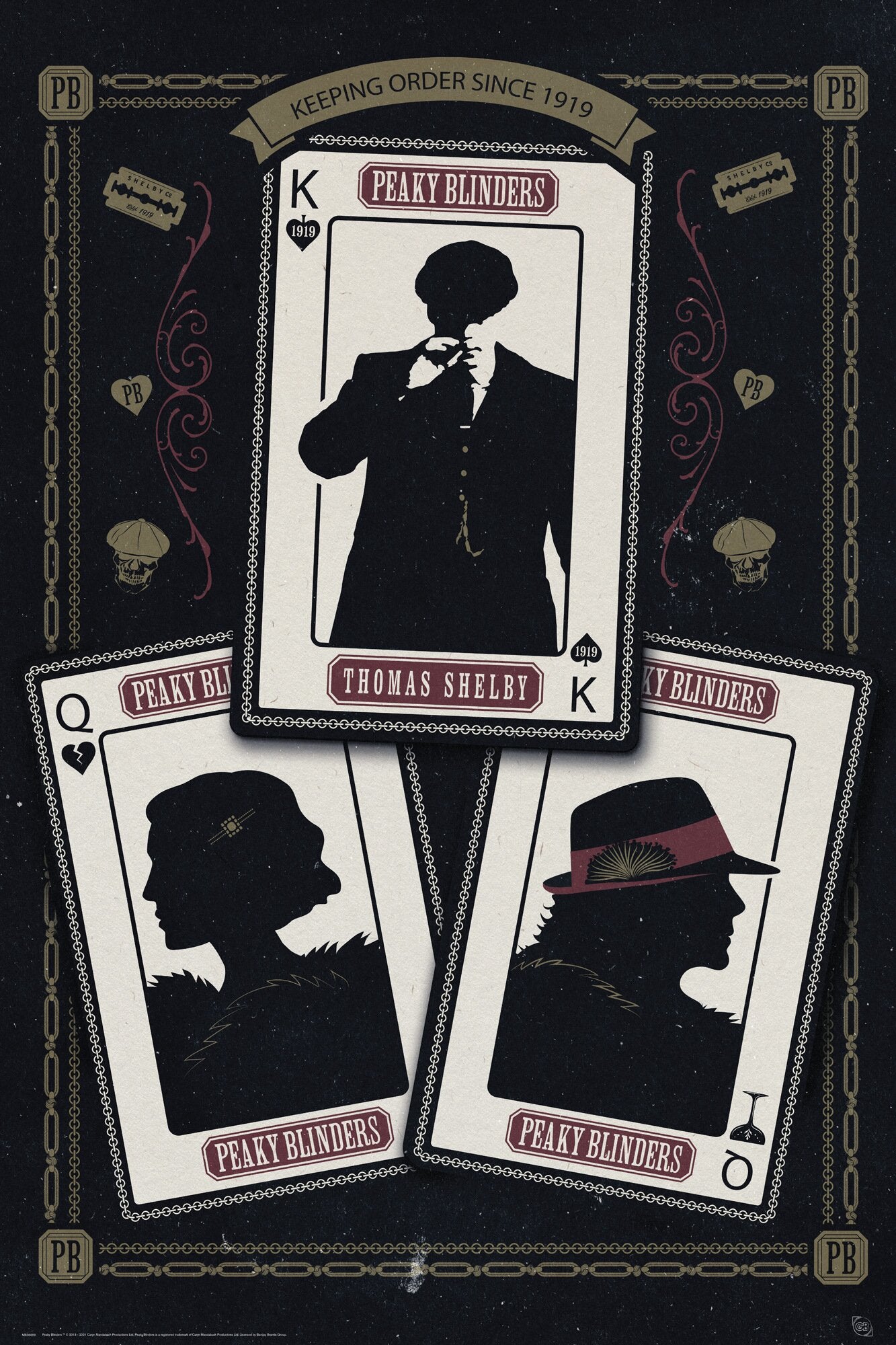 Peaky Blinders (Cards) Poster