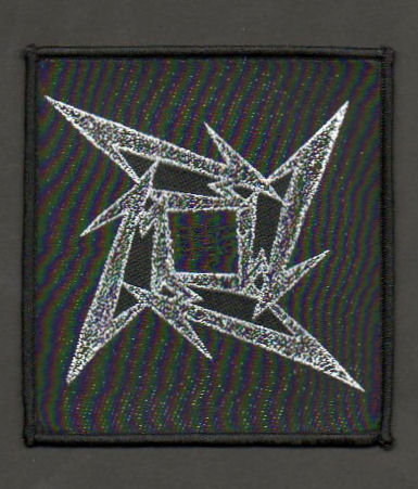 Metallica Ninja Star Patch