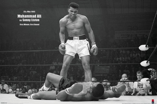 Muhammad Ali v Liston Poster