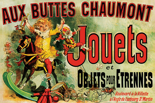 Aux Buttes Chaumont Jouets Poster From Friends