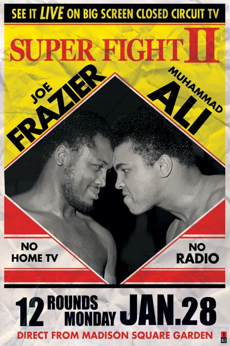 Muhammad Ali v Joe Frazier Poster