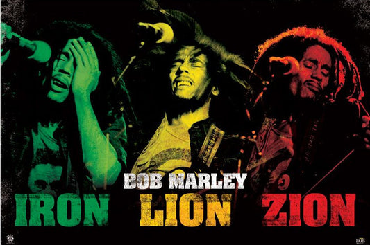 Bob Marley Iron Lion Zion Poster