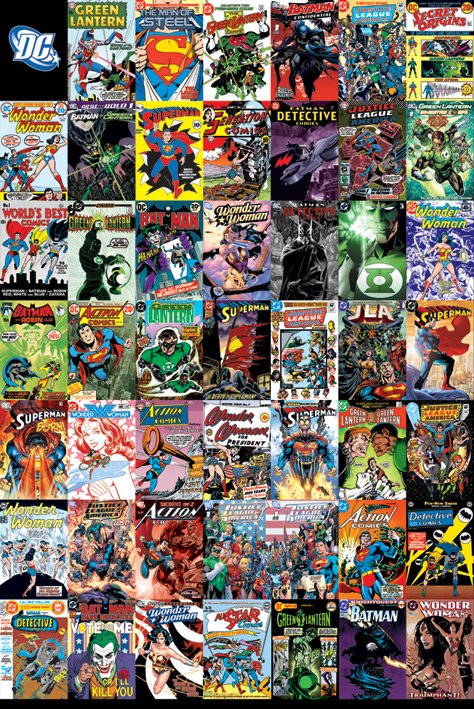 DC Comics Montage Poster