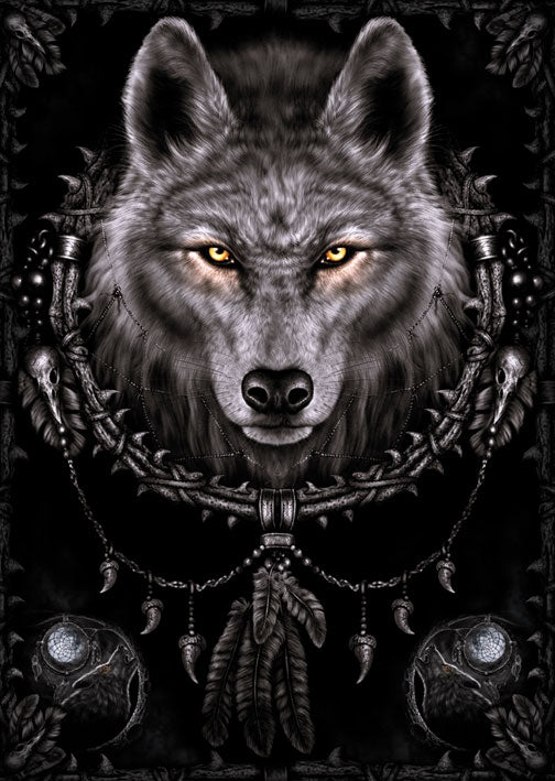Wolf Dreams Poster By Spiral Design