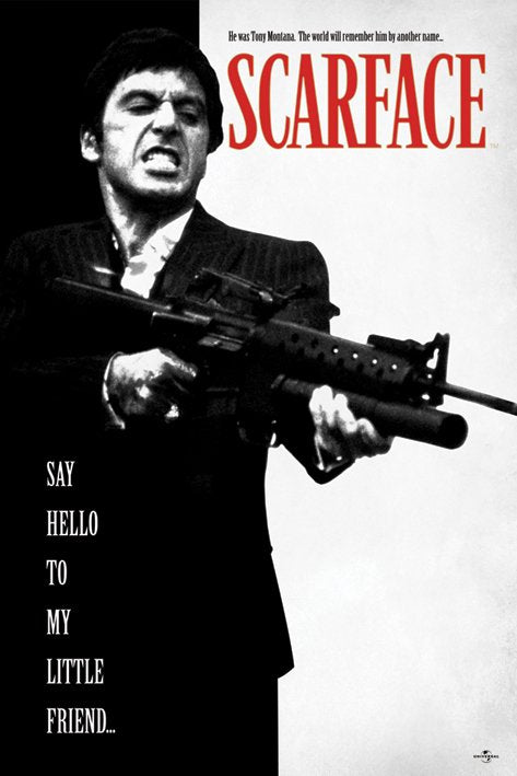 Scarface (Say Hello) Poster