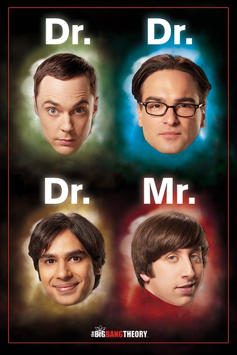 Big Bang Theory (Dr/Mr) Poster